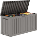 Outdoor Storage Box, Resin Deck Boxes Indoor and outdoor, Waterproof Storage by NBYSGO
