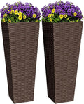Greesum 24 Inch Tall Plastic Planters by BuynowfromGreesum