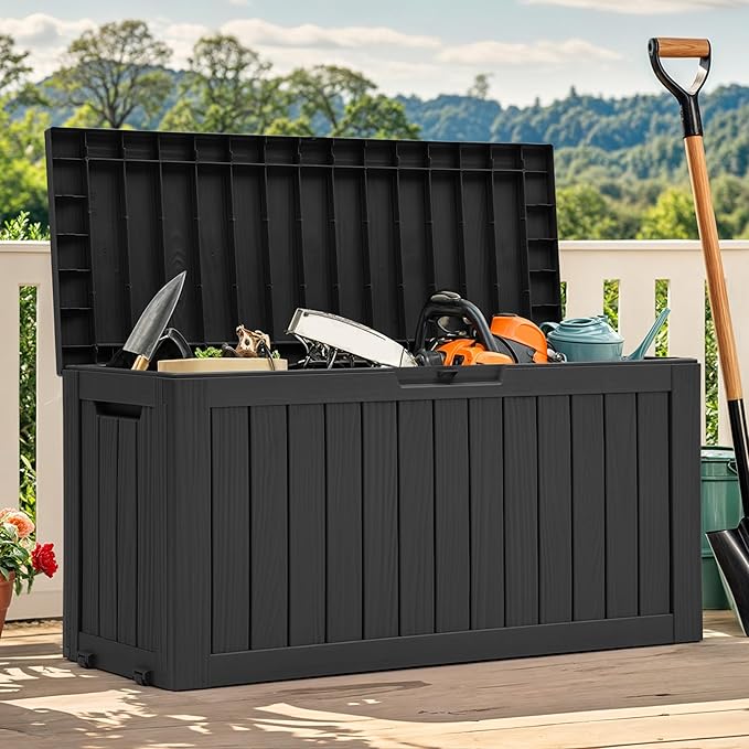 YITAHOME 72 Gallon Outdoor Resin Deck Box - Image 2