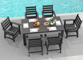 GREENVINES 7-Piece Outdoor-Dining-Set | HDPE Plastic 67'' Table and Chairs Sets by GreenVines
