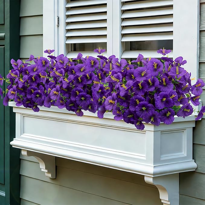 12 Bundles Artificial Pansy Flowers - Image 4