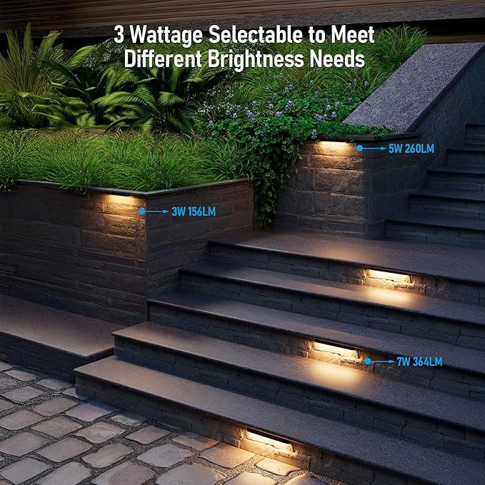 LEONLITE 8-Pack 12 Inch LED Hardscape Lighting, Update Retaining Wall Lights - Image 2