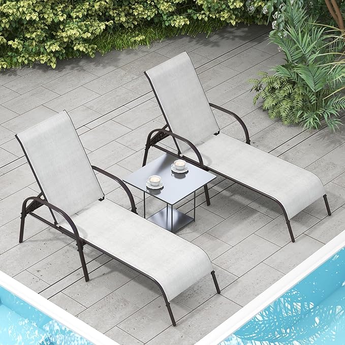 Giantex Patio Lounge Chair, Outdoor Chaise Lounge - Image 6