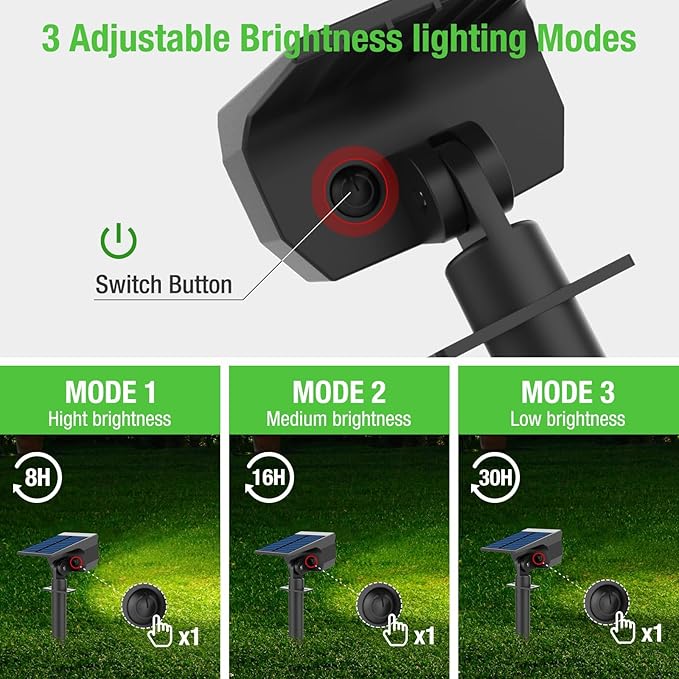 nipify 6 Pack Solar Lights Outdoor Waterproof, Motion Sensor Spot Lights 3 - Image 4