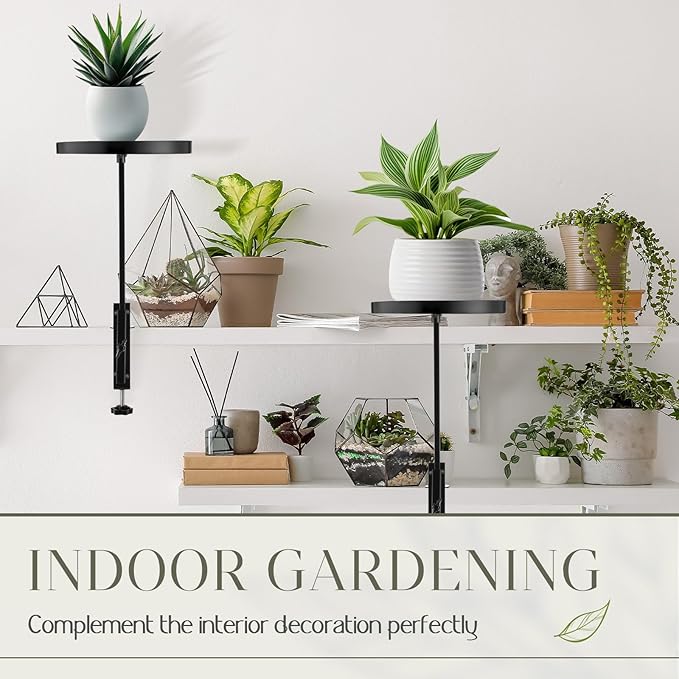 2 Pcs Window Sill Plant Shelf 7.9''D x 14.2''H Adjustable Window Shelf - Image 6