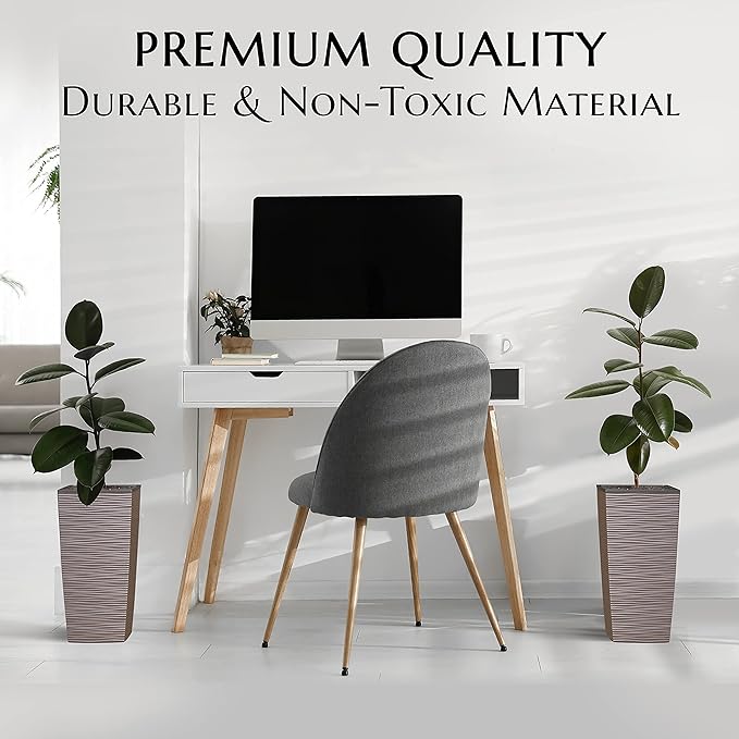 Mueller Janska M-Resin Heavy Duty Tall Planter, Indoor/Outdoor Grande Plant - Image 2