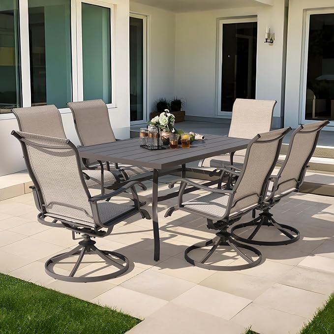NUU GARDEN 7-Piece Outdoor Dining Set by NUUGARDENCORPORATION