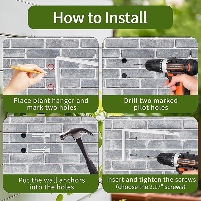 2 Pack 8 Inch Plant Hanger Hooks - Image 5