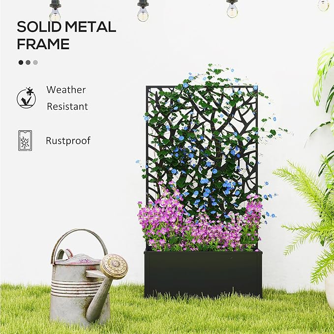 Outsunny Metal Raised Garden Bed - Image 5