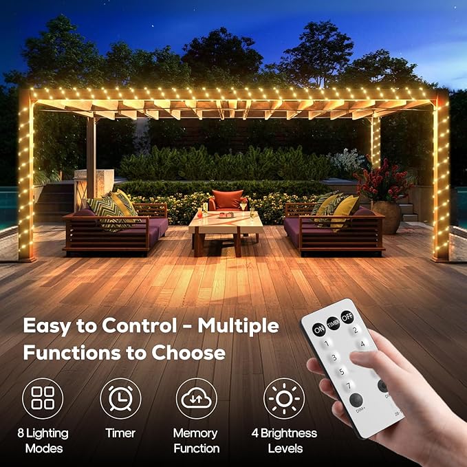 50FT 360 LED Waterproof Rope Lights Outside - Image 4