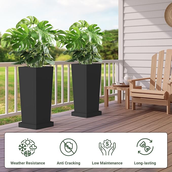 Tall Planters 28" H - Image 3