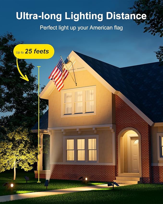 Solar Power Spot Lights Outdoor Waterproof - Image 2
