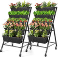 SEJOV 2 Pack Vertical Raised Garden Bed, 5-Tier Vertical Garden Planter by SEJOV