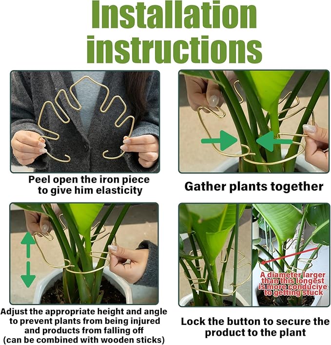5PCS Durable Monstera Plant Stem Support Stake - Image 5