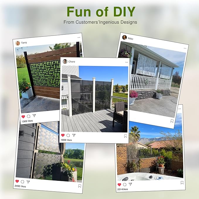 Casaphoria Metal Privacy Screen Outdoor - Image 10