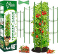 Riare 4 Pack 4 FT Tomato Cages for Garden- 48inches Heavy Duty Tomato Stakes by Riare