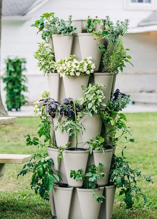 Greenstalk Patented Large 5 Tier Vertical Garden Planter - Image 7