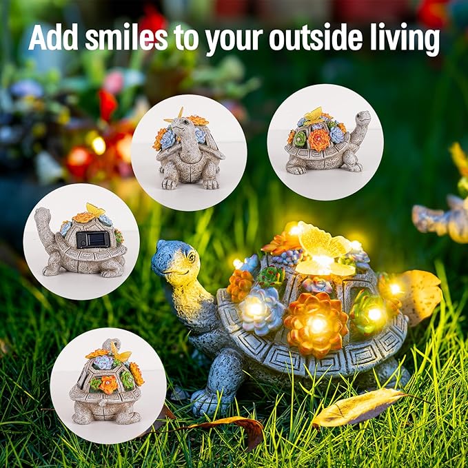 Solar Garden Outdoor Statues - Image 3