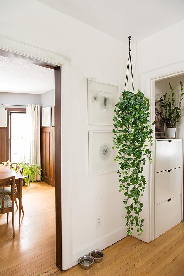 Hollyone Artificial Hanging Plants 6FT Fake Ivy Vine Faux Ivy Leaves Hanging - Image 3