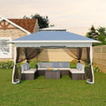 Canopy Tent 12x12 ft, Pop Up Gazebo One-Push Setup by GarveeLife