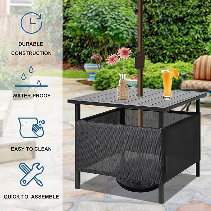 LZRS Adirondack Square Outdoor Side Table - Image 6