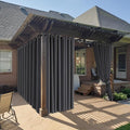 RYB HOME Outdoor Curtains for Patio Waterproof Block Sunlight Thermal Insulated by RYBHOME