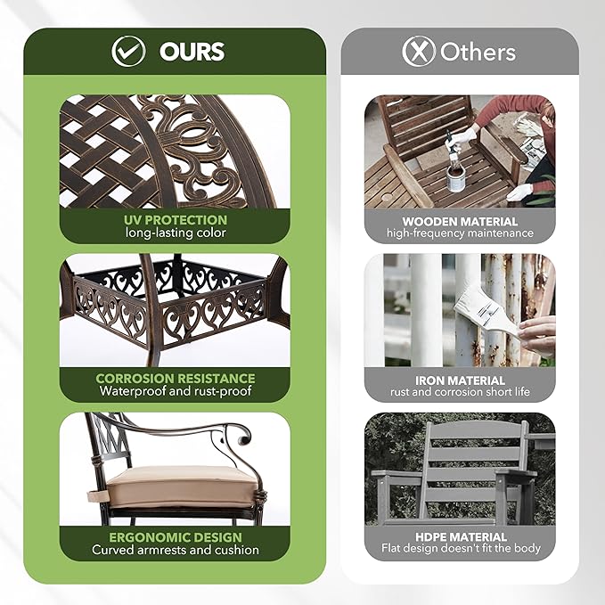 Outdoor Patio Dining Table - Image 5