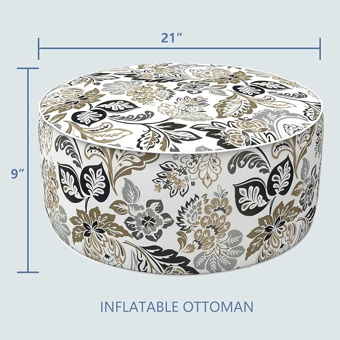 LVTXIII Inflatable Stool Ottoman Footrest - Image 3