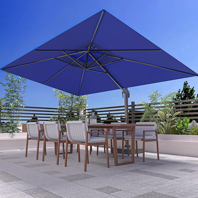 9' X 12' Cantilever Outdoor Patio Umbrellas - Image 8
