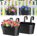 MADHOLLY Railing Planter with Drainage Holes by MADHOLLY