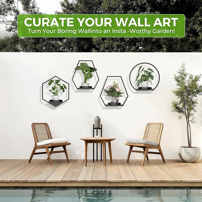 Wall Planters for Indoor Plants, Plant Frames Wall Decor Living Room Plant - Image 5