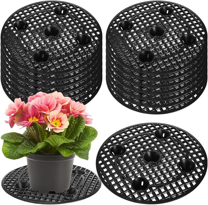 15 PCS Plant Level Pot Elevator, 12 inch Plastic Potted Plant Stands, Large by Tlence