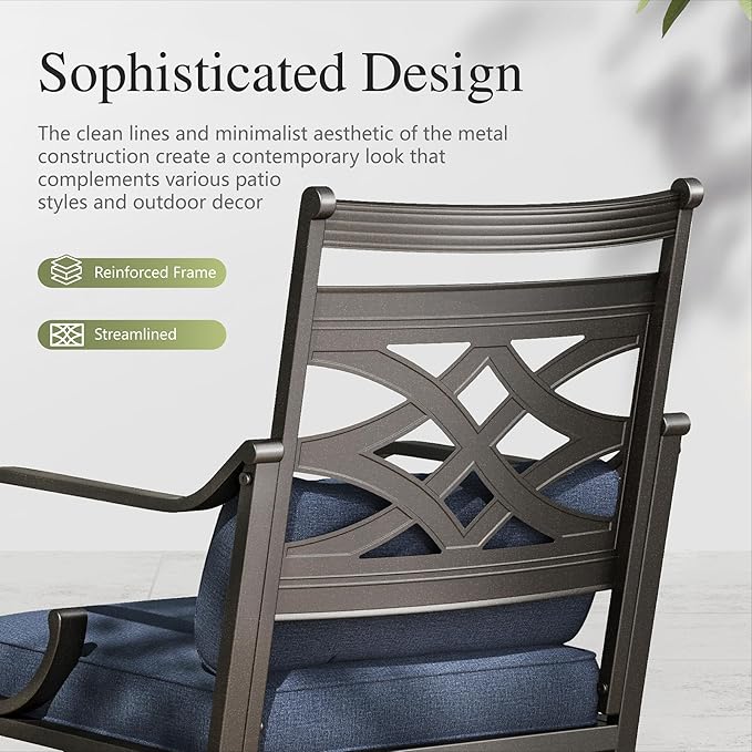 Sophia and William Outdoor Patio Dining Set - Image 7