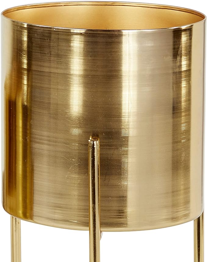 Deco 79 Metal Indoor Outdoor Planter Large Planter Pot - Image 7