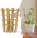 Bamboo Trellis for Climbing Plants 20 Pack, 16 Inch Garden Ladder Trellis for by Avalution