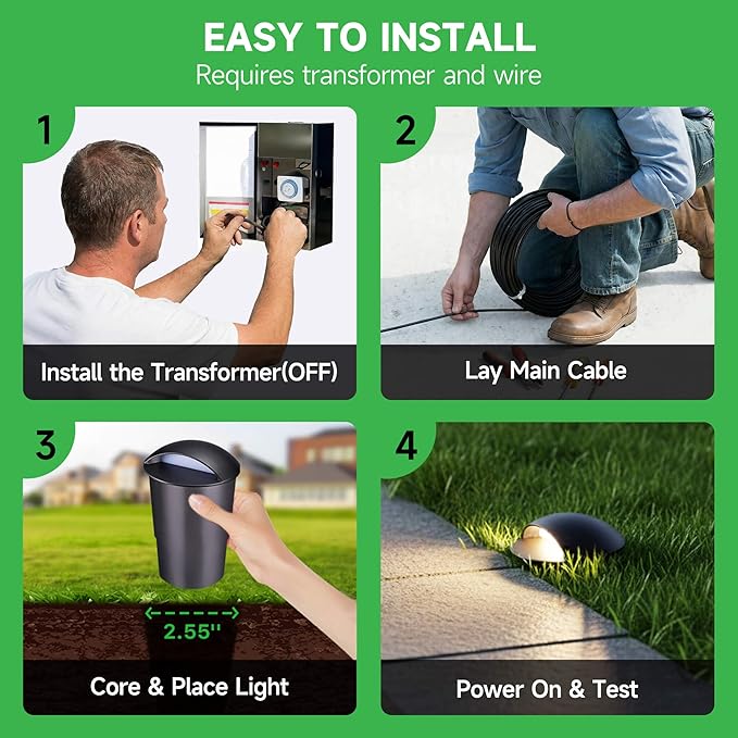 Low Voltage LED Well Landscape Lights - 12V Outdoor IP67 Ground Light - Image 7
