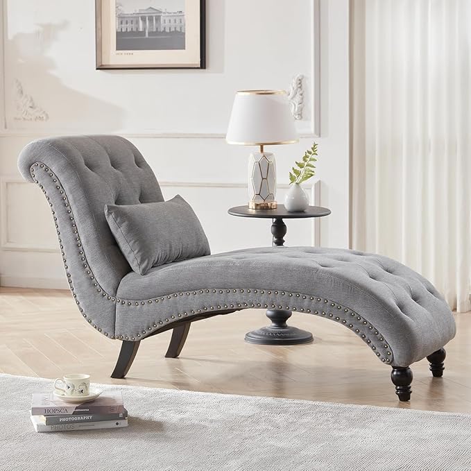 Tufted Soft Chaise Lounge Chair - Image 4