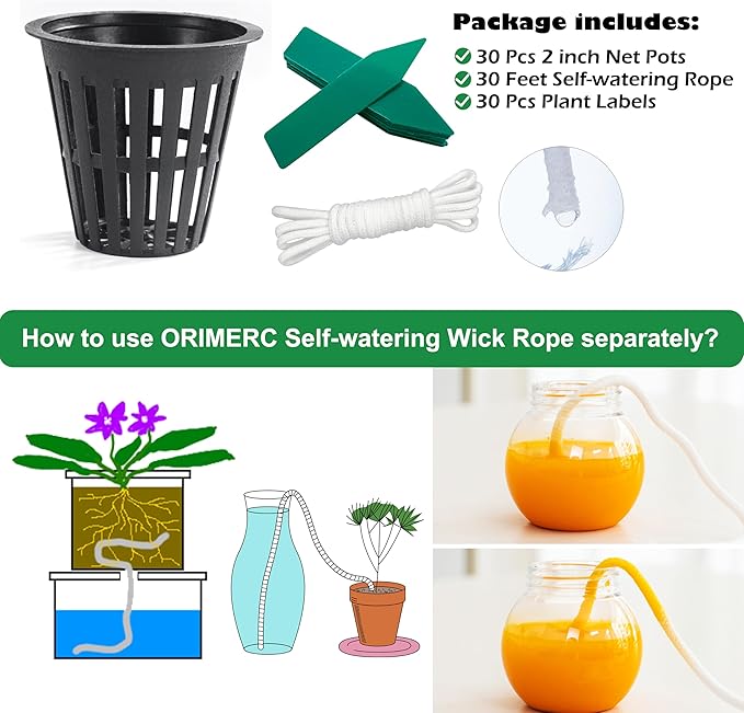 ORIMERC 2 inch Net Cups Pots 30 Pack - Image 7
