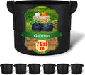 Gardzen 6-Pack 7 Gallon Grow Bags, Aeration Fabric Pots by Gardzen