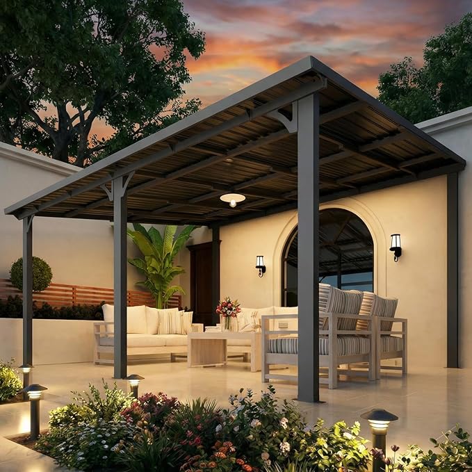 AECOJOY 12' x 14' Outdoor Hardtop Metal Gazebo - Image 2