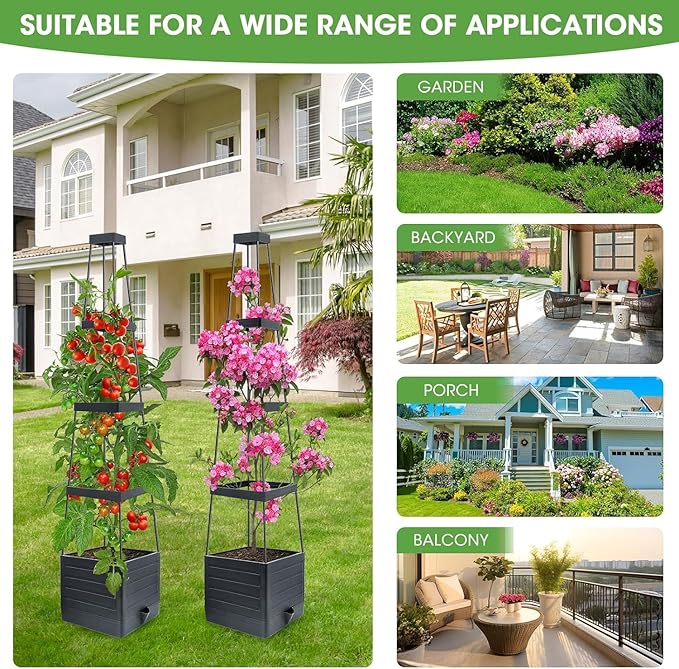 Raised Garden Bed 4 Packs, Planter Boxes - Image 9