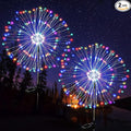 JJGoo Solar Firework Lights, 2 Pack 180 LEDs 2 Lighting Modes Solar Lights by JJGoo