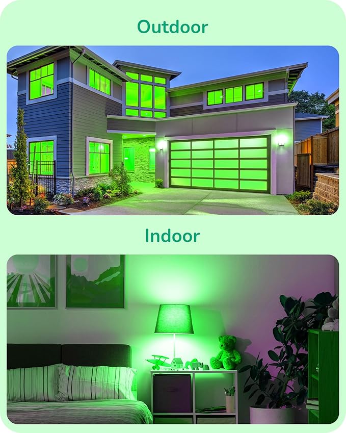 EDISHINE St.Patrick's Day/Easter Decorations PAR38 Green LED Flood Light Bulbs - Image 7