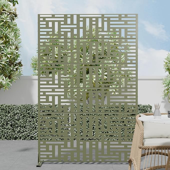 Casaphoria Metal Privacy Screen Outdoor by Casaphoria