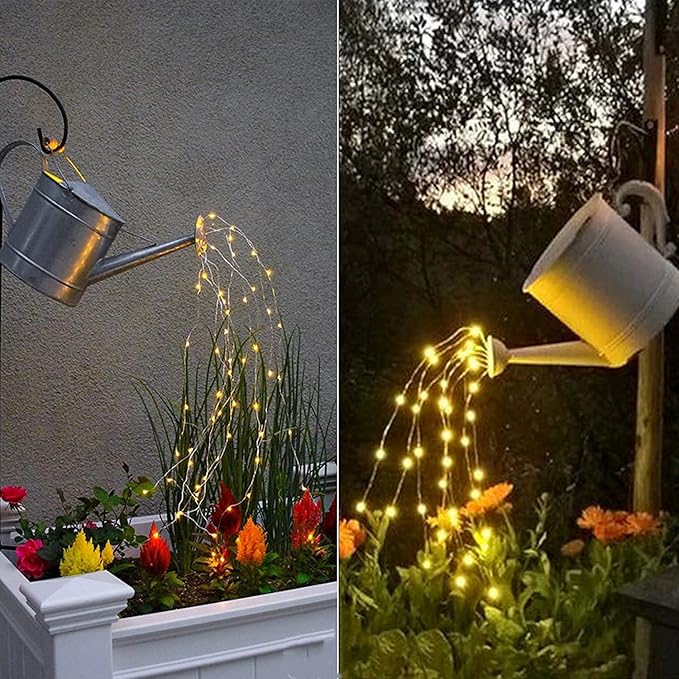 ZNYCYE Solar Waterfall Fairy Bunch Lights Outdoor Waterproof 200LEDs, 8 Modes - Image 5