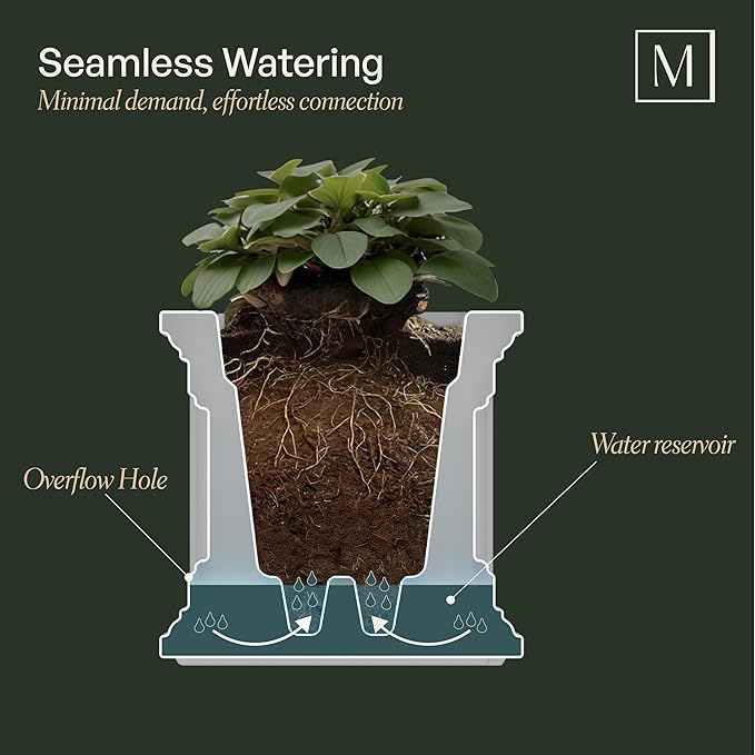Mayne Fairfield 4-Foot Window Box – Self-Watering, Weather-Resistant Planter - Image 2