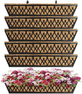 6 Pack 30 Inch Window Boxes Planters Railing Planter Box by KarlliuHOMEGARDEN