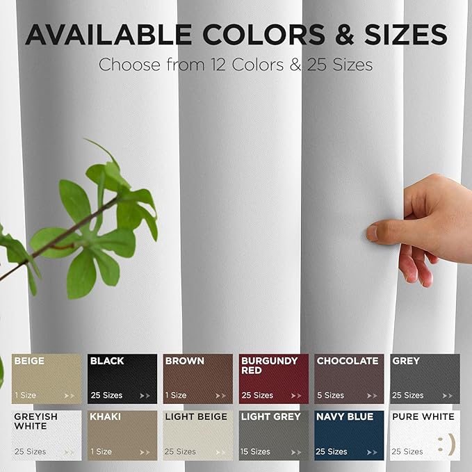 Joydeco Blackout Door Curtain for Doorway Privacy 96 Inches Long, Grommet - Image 7