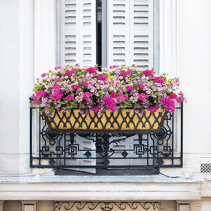 4 Pack 24 Inch Window Boxes Planters - Image 4