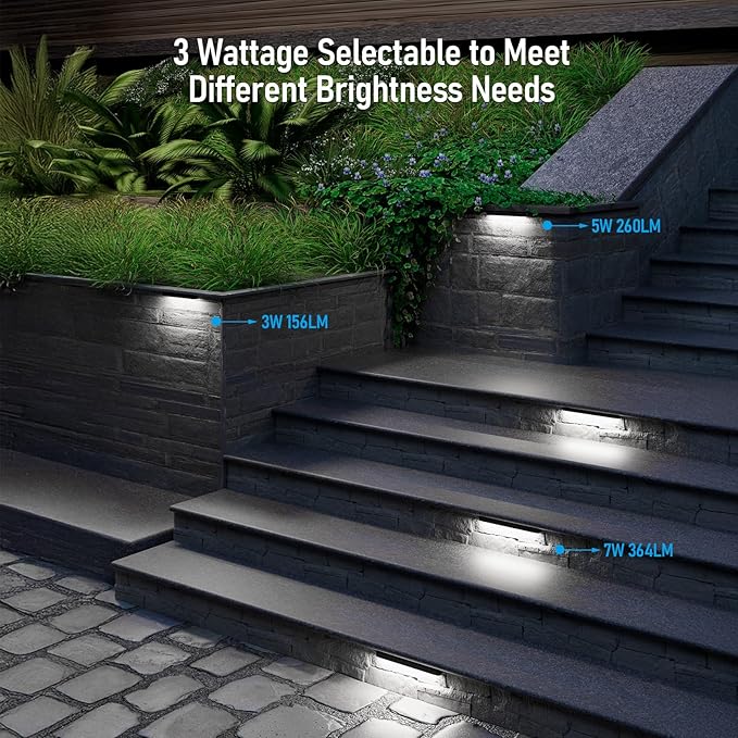 LEONLITE 12 Inch LED Hardscape Lighting, Update Retaining Wall Lights, LED - Image 2